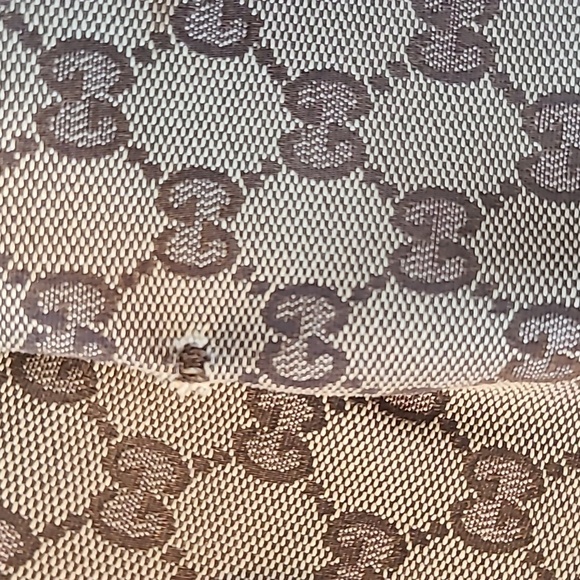 Gucci Sukey Gucci Tan and Brown Monogram Shoulder Bag - Picture 7 of 8